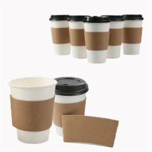 Disposable Corrugated Paper Insulated Thickened Cup Cover