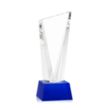 Plymouth Award on Robson Base - Blue | https://www.bestnamebadges.com