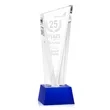 Plymouth Award on Robson Base - Blue | https://www.bestnamebadges.com