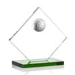 Barrick Golf Award - Green | https://www.bestnamebadges.com