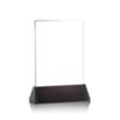 Sierra Rectangle Award - Black | https://www.bestnamebadges.com