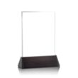 Sierra Rectangle Award - Black | https://www.bestnamebadges.com