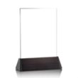 Sierra Rectangle Award - Black | https://www.bestnamebadges.com