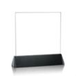 Sierra Square Award - Black | https://www.bestnamebadges.com