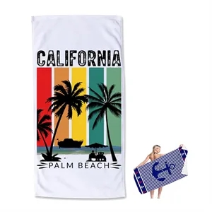Full Color Large Microfiber Beach Towel