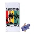 Full Color Large Microfiber Beach Towel | https://www.bestnamebadges.com