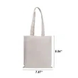 Reusable Natural Canvas Tote Bags | https://www.bestnamebadges.com
