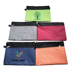 2 Tone  Polyester Utility Pouches