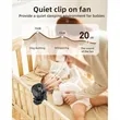 Mini Clip on Fan | https://www.bestnamebadges.com