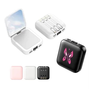 Small Portable 5000mAh Mirror Power Bank