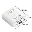 Small Portable 5000mAh Mirror Power Bank | https://www.bestnamebadges.com