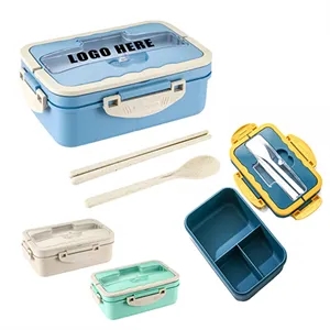 Plastic Microwave Wheat Straw Lunch Box