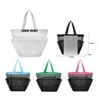 Foldable Multiple Pockets Mesh Beach Tote Bags | https://www.bestnamebadges.com