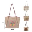 Large Straw Mesh Beach Bags | https://www.bestnamebadges.com