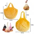 Long Handle Cotton Shopping Mesh Bag | https://www.bestnamebadges.com