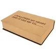 Stainless Steel Agglomerated Cork Flask Gift Set | https://www.bestnamebadges.com