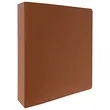 11"x11.5" Rawhide Leatherette 3 Ring Binder w/ 2" D-Rings | https://www.bestnamebadges.com