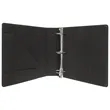 11"x11.5" Gray Leatherette 3 Ring Binder w/ 2" D-Rings | https://www.bestnamebadges.com