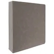 11"x11.5" Gray Leatherette 3 Ring Binder w/ 2" D-Rings | https://www.bestnamebadges.com
