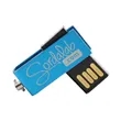 Compact Swivel Metal USB Drive with Keychain | https://www.bestnamebadges.com