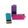 Compact Swivel Metal USB Drive with Keychain | https://www.bestnamebadges.com