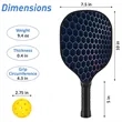 Wooden Pickleball Racket Paddle & Ball Set w/ Carrying bag | https://www.bestnamebadges.com