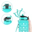 Time-Marked 32oz Sports Water Bottle With Straw | https://www.bestnamebadges.com