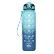 Time-Marked 32oz Sports Water Bottle With Straw | https://www.bestnamebadges.com