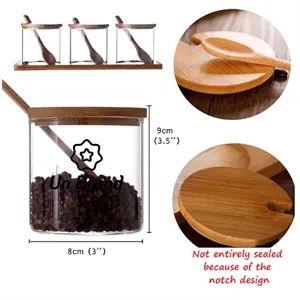 Glass Condiment Canister