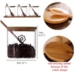 Glass Condiment Canister | https://www.bestnamebadges.com