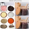 Glass Condiment Canister | https://www.bestnamebadges.com