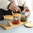 Glass Condiment Canister | https://www.bestnamebadges.com