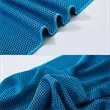 Sports Cooling Towel With Carabiner Pouch Packaging | https://www.bestnamebadges.com