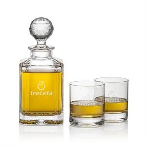 Bainbridge Decanter & Dresden OTR Set | https://www.bestnamebadges.com