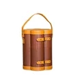 Leather Wine Bottle Box Handmade | https://www.bestnamebadges.com