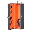 Leather Wine Bottle Box Handmade | https://www.bestnamebadges.com