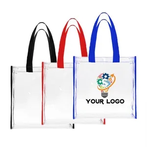 Clear PVC Stadium Tote Bags