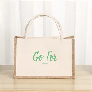 Reusable Jute Gift Totes with Handles