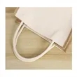 Reusable Jute Gift Totes with Handles | https://www.bestnamebadges.com