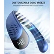 New Model Neck Mounted Fan 4000mAh | https://www.bestnamebadges.com