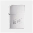 Zippo® USA-Made Windproof Classic Matte Chromes Lighter | https://www.bestnamebadges.com