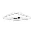 Wrist Band with Phone Tether Patch | https://www.bestnamebadges.com