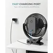 USB Portable Clip on Fan | https://www.bestnamebadges.com