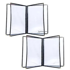 Transparent Restaurant Menu Covers
