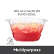 Acrylic Oval Party Tub | https://www.bestnamebadges.com