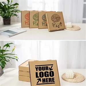 7 Inches Environmental Reusable Kraft Pizza Boxes