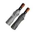 Wooden Handle Foldable Automatic Umbrella | https://www.bestnamebadges.com