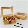 17oz Disposable Kraft Paper Restaurant Food Boxes | https://www.bestnamebadges.com