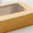 17oz Disposable Kraft Paper Restaurant Food Boxes | https://www.bestnamebadges.com
