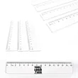 5.9" Plastic Ruler Straight Ruler  | https://www.bestnamebadges.com